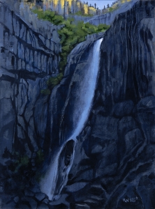 Lower Yosemite Falls, Late Day Shadows