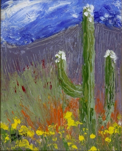 Bloomin' Saguaro