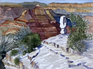 Shoshone Point, Nearing Sunset, Grand Canyon